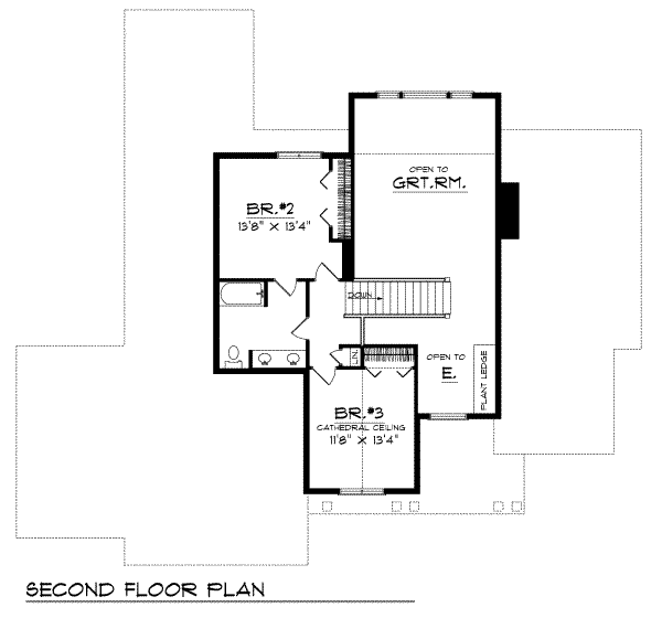 upper floor house blueprint