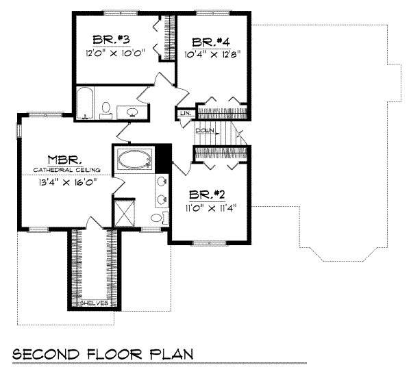 upper floor house blueprint