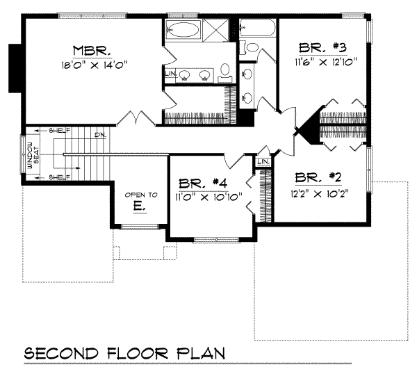 upper floor house blueprint