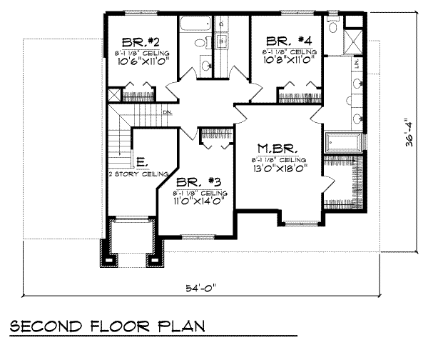 upper floor house blueprint
