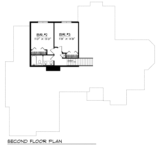 upper floor house blueprint