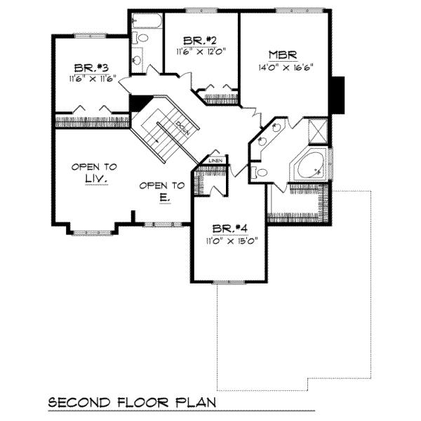 upper floor house blueprint
