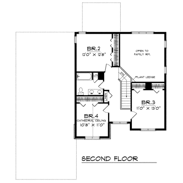 upper floor house blueprint