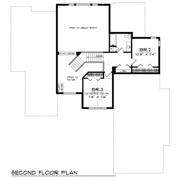 upper floor house blueprint