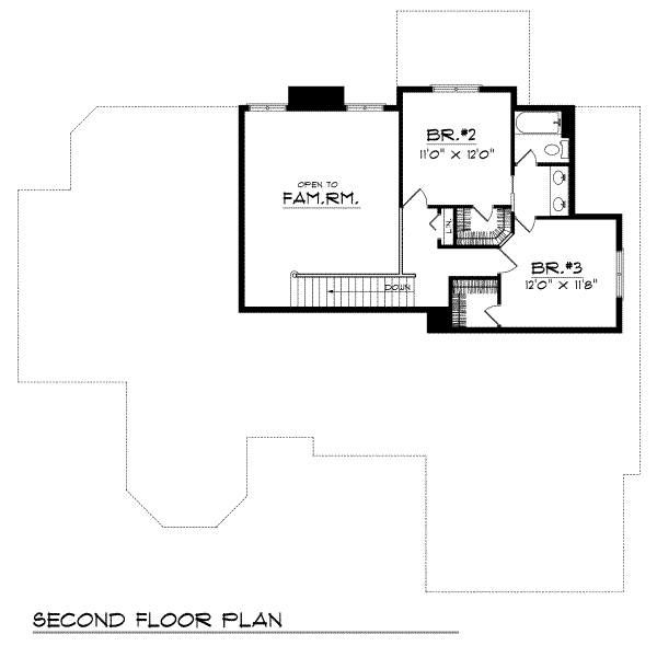 upper floor house blueprint
