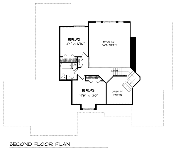 upper floor house blueprint
