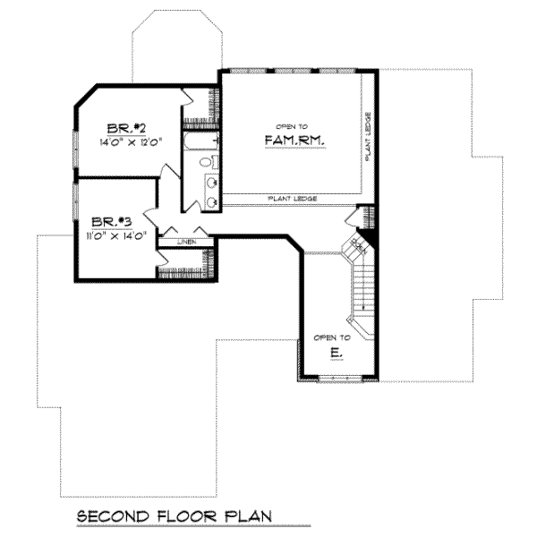 upper floor house blueprint