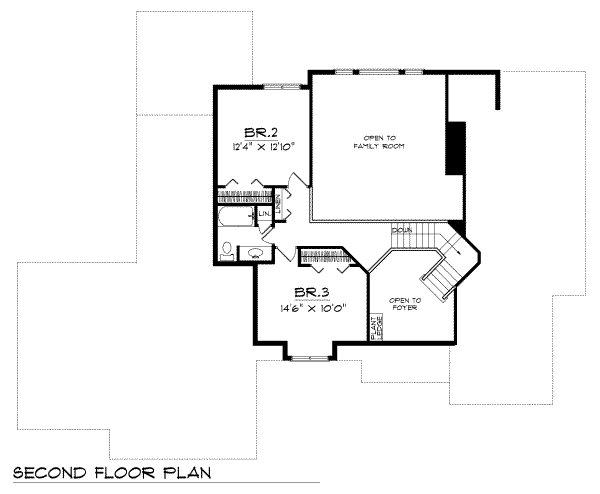 upper floor house blueprint