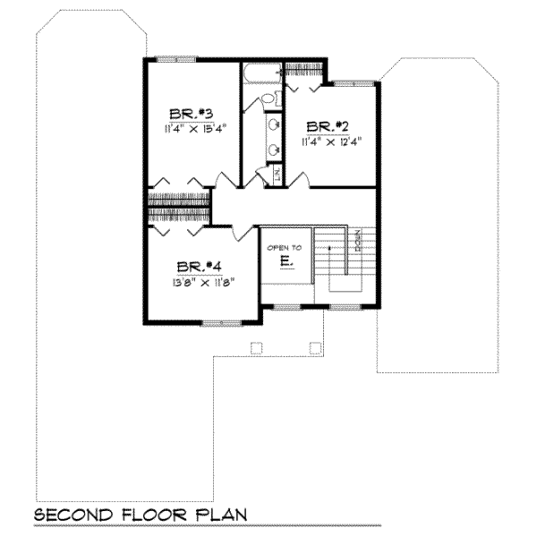 upper floor house blueprint