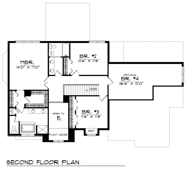 upper floor house blueprint