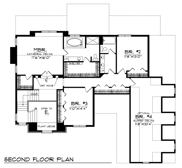 upper floor house blueprint