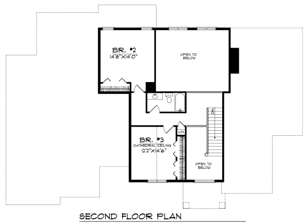 upper floor house blueprint