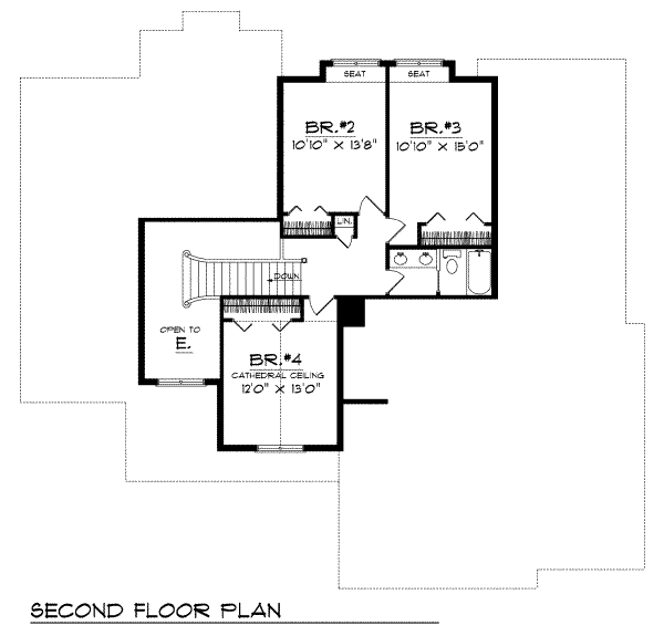 upper floor house blueprint