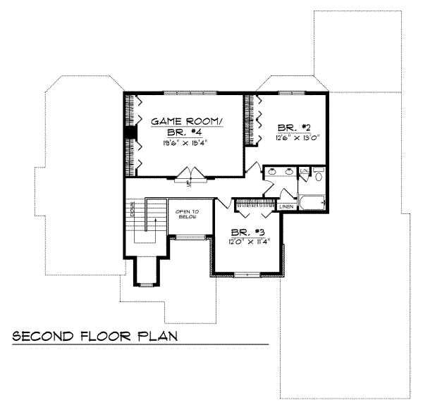 upper floor house blueprint
