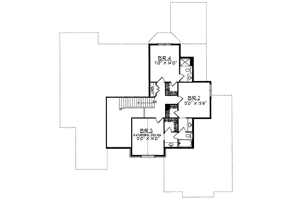 upper floor house blueprint