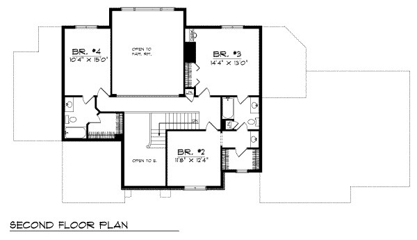 upper floor house blueprint