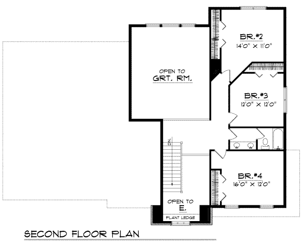 upper floor house blueprint
