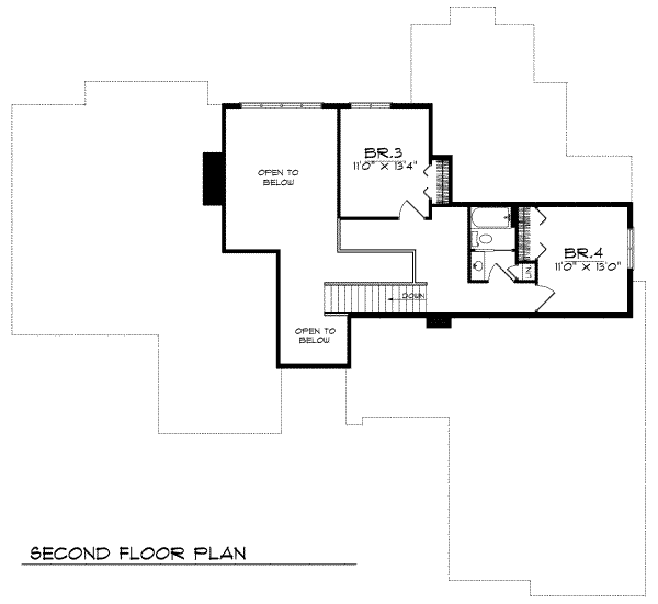 upper floor house blueprint
