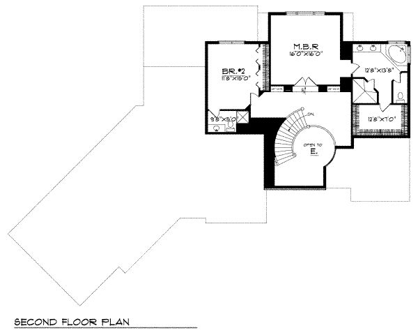 upper floor house blueprint
