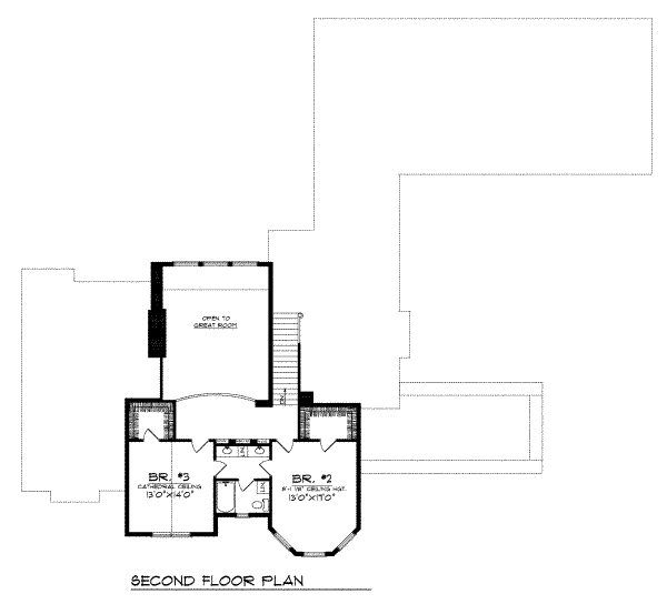 upper floor house blueprint