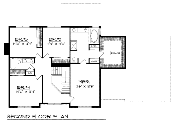 upper floor house blueprint