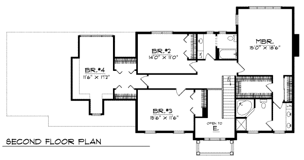 upper floor house blueprint