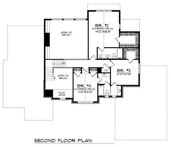 upper floor house blueprint