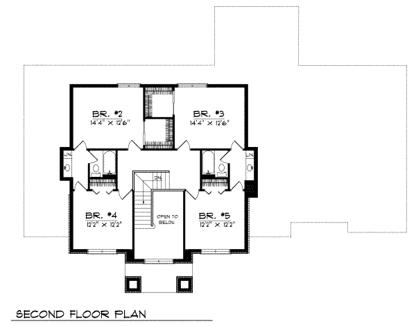 upper floor house blueprint
