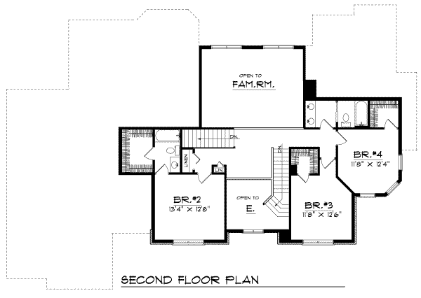 upper floor house blueprint