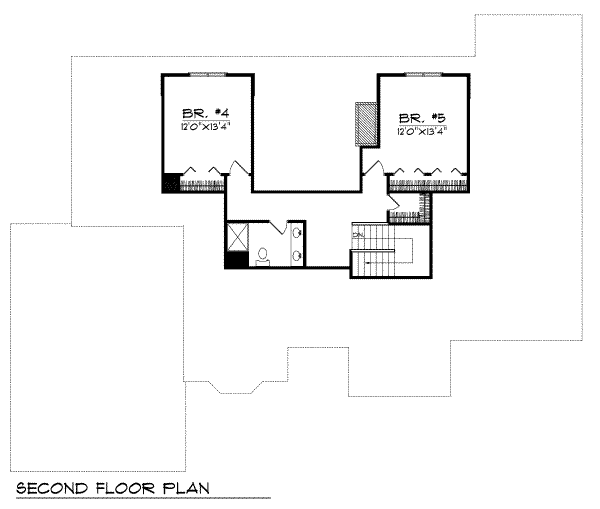 upper floor house blueprint