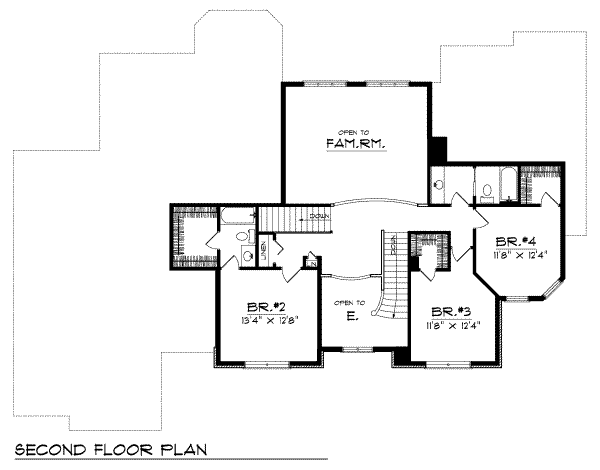 upper floor house blueprint