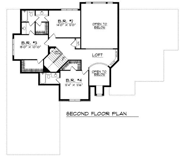 upper floor house blueprint
