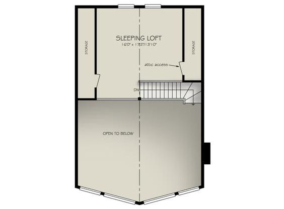 upper floor house blueprint