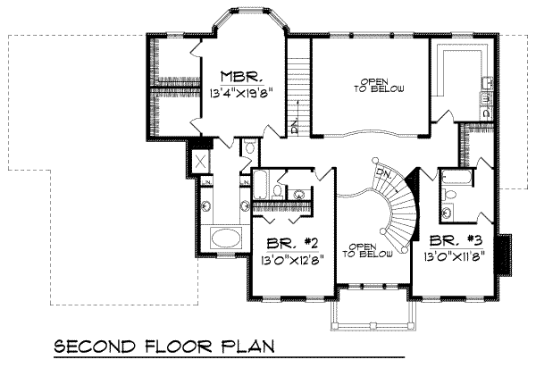 upper floor house blueprint