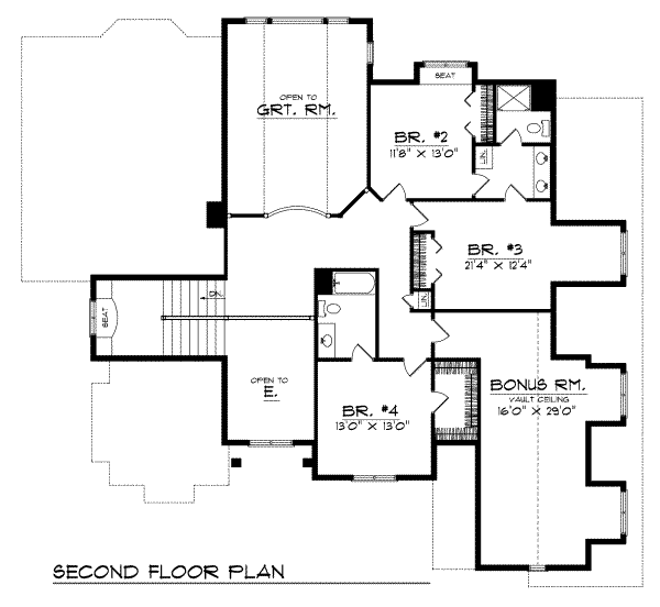 upper floor house blueprint