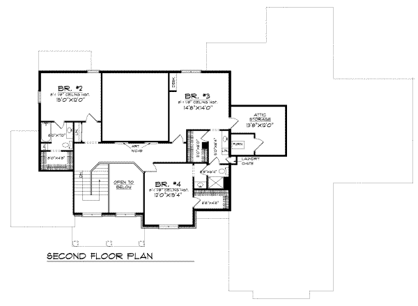 upper floor house blueprint