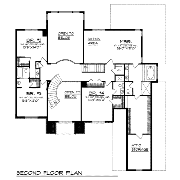 upper floor house blueprint