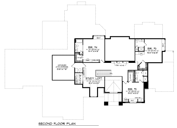 upper floor house blueprint