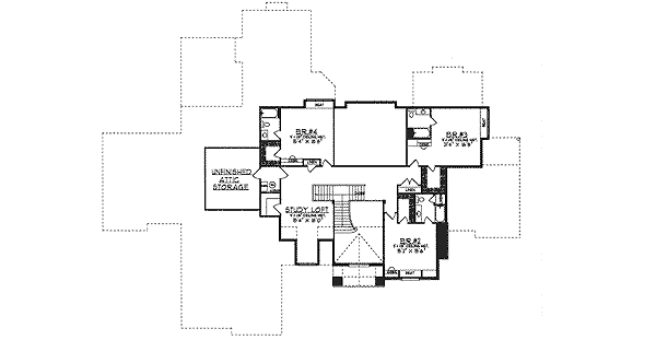 upper floor house blueprint