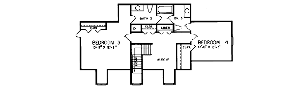 upper floor house blueprint