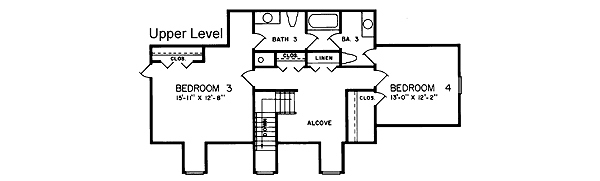 upper floor house blueprint