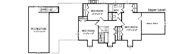 upper floor house blueprint