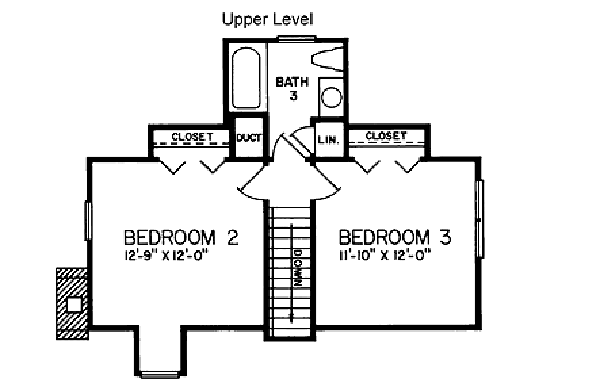 upper floor house blueprint
