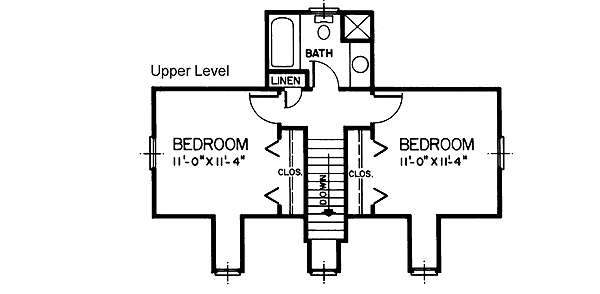 upper floor house blueprint