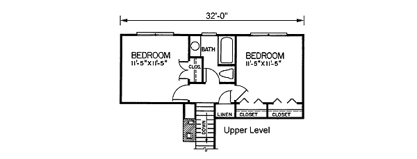 upper floor house blueprint