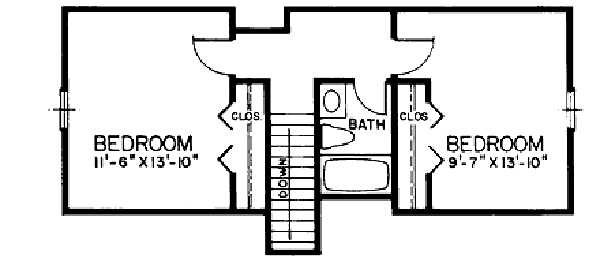 upper floor house blueprint