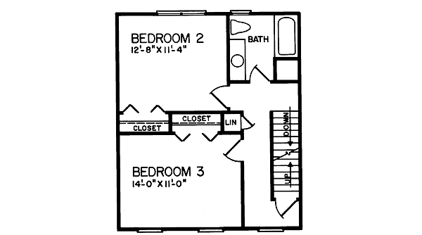 upper floor house blueprint