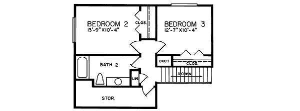 upper floor house blueprint