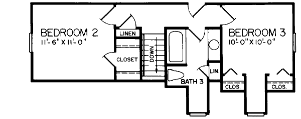 upper floor house blueprint