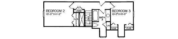 upper floor house blueprint